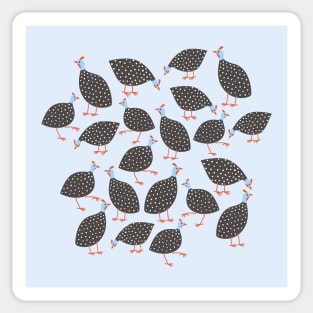 Guinea Hen Pattern Sticker